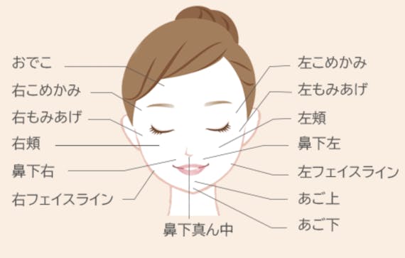 ストラッシュ_部位_顔パーツ通い放題