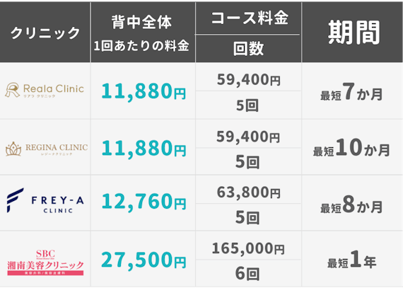 医療脱毛安い_背中料金_figma
