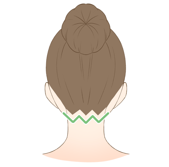 うなじMW イラスト